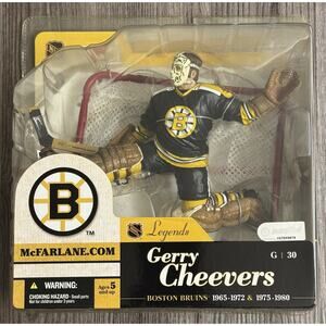 McFarlane Gerry Cheevers Boston Bruins NHL Legends Series 1 Factory Sealed